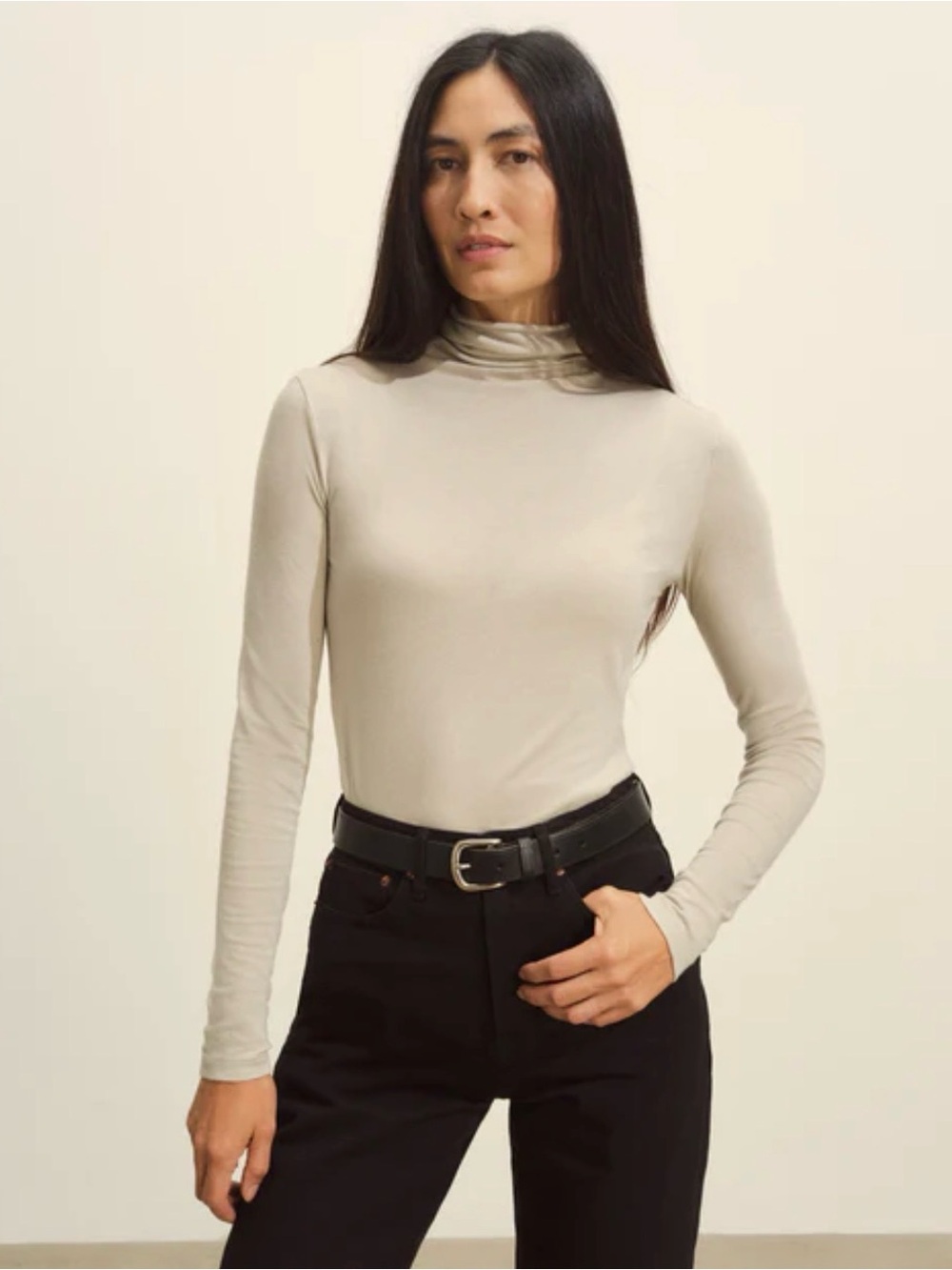 NWT Buck Mason Sand Cloud Jersey Turtleneck XS